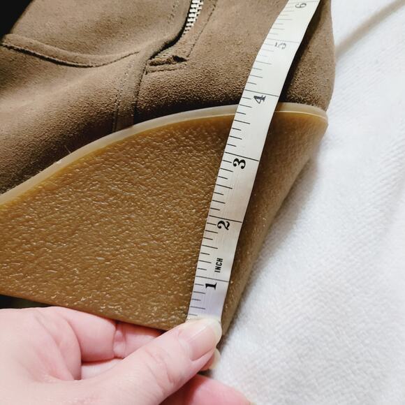 New Coach tan suede platform boot shearling lined size 10 Cabin Ski Luxe Y2K - Picture 12 of 12